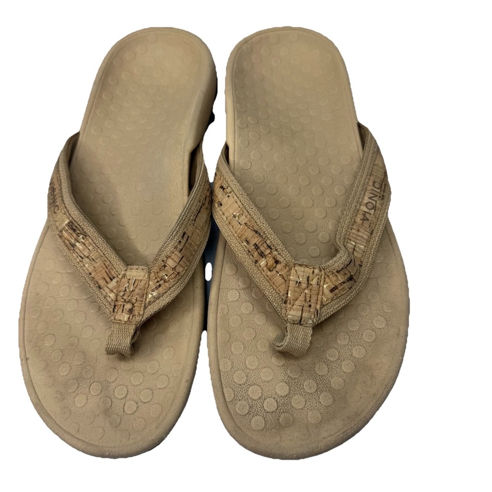 Vionic Thong Flip Flops Womens Size 8 TIDE II Sandals Comforter Casual
